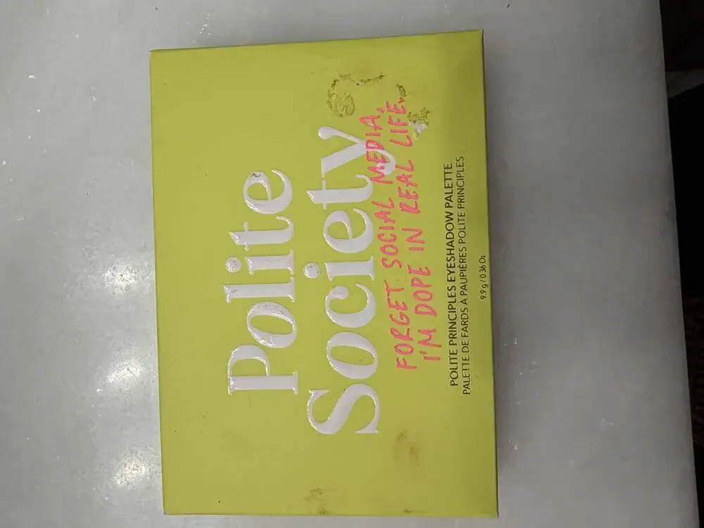Polite Society Forget Social Media, I'm Dope in Real Life Eyeshadow Palette
